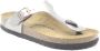 Birkenstock Gizeh Dames Slippers Graceful Taupe Narrow fit | Taupe | Imitatieleer - Thumbnail 4
