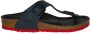 Birkenstock 122156 Gizeh blue red Normaal Teenslipper (35 Kleur Blauw ) - Thumbnail 5