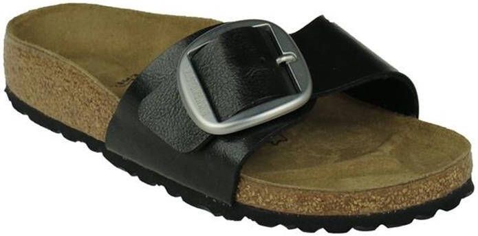 BIRKENSTOCK Slippers Dames Madrid Big Buckle Dames Maat: 42 Materiaal: Leer Kleur: Zwart - Foto 13