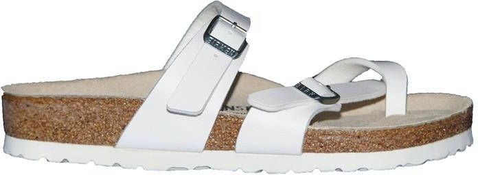 Birkenstock Mayari Slippers White Narrow fit | Wit | Imitatieleer - Foto 6