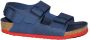 Birkenstock 1022183 Milano blue red sandaal regular Kleur Blauw) - Thumbnail 3
