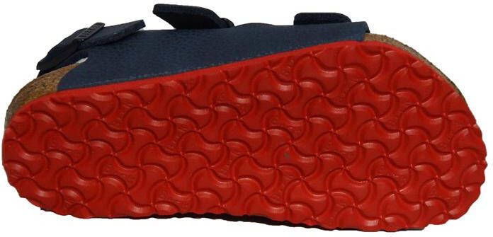 Birkenstock Milano Kids Sandalen Desert Soil Blue Red Narrow fit | Blauw | Imitatieleer - Foto 3