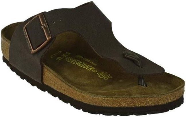 Birkenstock Ramses Habana regular Birko-Flor Nubuck Heren Teenslipper Nubuck Brown - Foto 17