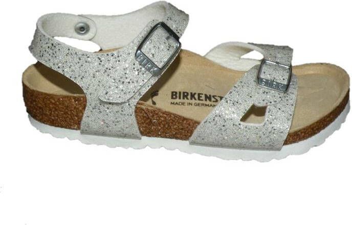 Birkenstock Rio Kids Sandalen Cosmic Sparkle White Narrow fit | Wit | Imitatieleer - Foto 7