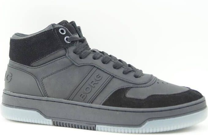 Björn Borg Sneakers T2300 BO MID SUE M 2242 635702 0999 Zwart Black Heren - Foto 4