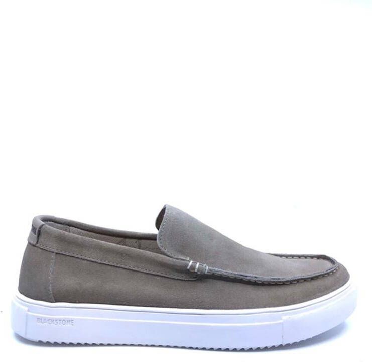 Blackstone Giulio Carlo Weathered Teak Slip-ons Man Taupe - Foto 6