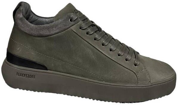 Blackstone Bla YG23 Tarmac Heren sneakers sneakers groene sneakers veter schoenen - Foto 3