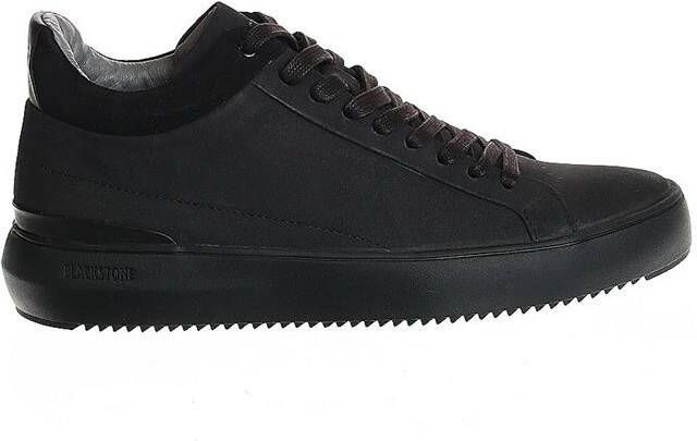 Blackstone YG23 Nero sneakers Nubuck sneakers Zwarte schoenen - Heren schoenen sluiting veters - Foto 5