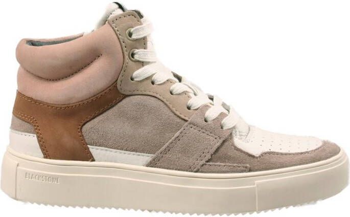 BLACKSTONE Hoge Sneakers Dames Yl52 Suède Bruin - Foto 3