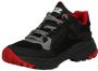 Braqeez 422923-589 Jongens Lage Sneakers Zwart Leer Veters - Thumbnail 2