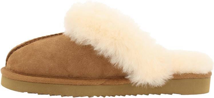 Bullboxer House Shoe Kids Unisex Tan Cognac 31 Sloffen - Foto 5