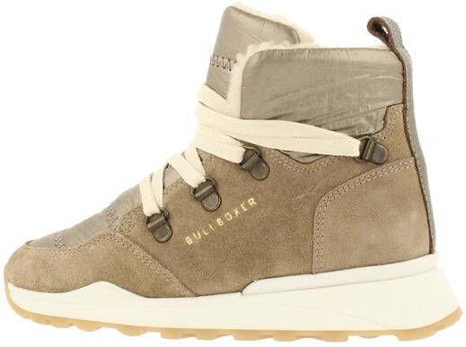 Bullboxer Beige Suède Enkelboots met Stijlvolle Details Beige - Foto 6