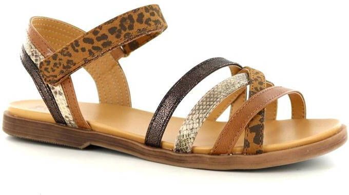 Bullboxer sandalen cognac Bruin Meisjes Imitatieleer Meerkleurig 39 - Foto 11