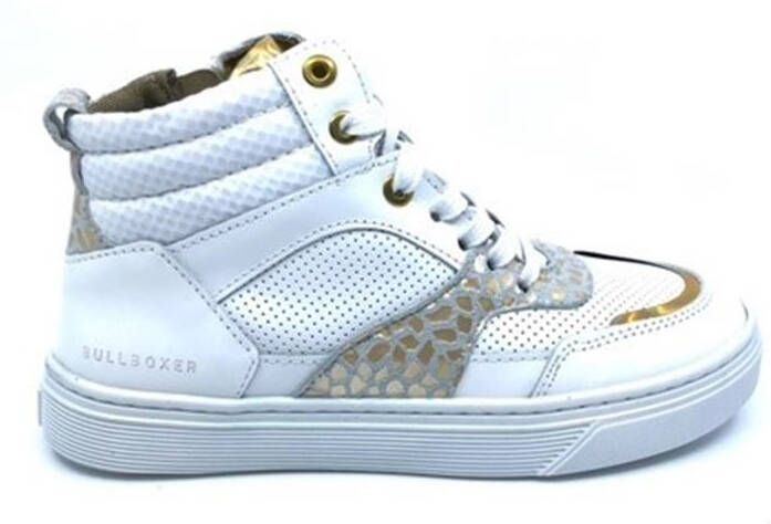 Bullboxer AOP508E6L_WHPN Witte sneaker Hoge sneaker hoge sneaker kinder sneakers kinder sneakers hoog - Foto 6
