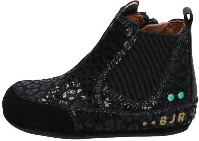 BunniesJR Bunnies JR 221510 489 Meisjes Babylaarsjes Zwart Suède Ritssluiting - Foto 4