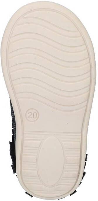 BunniesJR Bunnies JR Sari Stoer Meisjes Hoge Sneakers Blauw Nubuck Veters - Foto 3