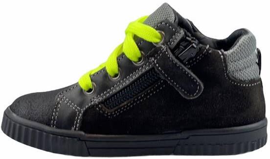 BunniesJR Bunnies JR 221663-488 Jongens Hoge Sneakers Groen Suède Veters - Foto 2