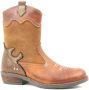 BunniesJR Bunnies JR 222825-513 Meisjes Cowboy Boots Bruin Leer Ritssluiting - Thumbnail 3