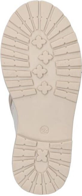BunniesJR Bunnies JR 221861 903 Meisjes Biker Boots Beige Wit Leer Veters - Foto 2