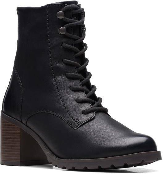Clarks Dames Clarkwell Lace D 2 black wlined lea - Foto 2