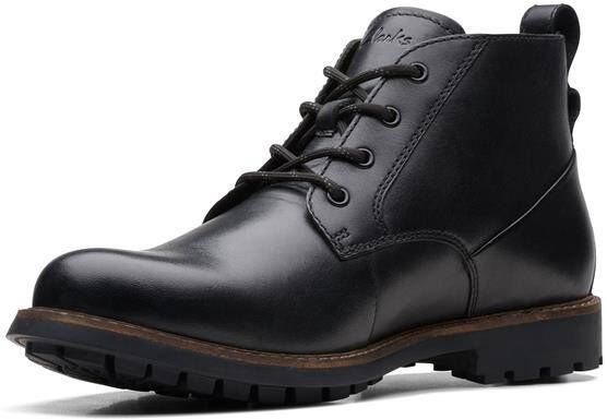 Clarks Westcombe Mid Booties Stijlvolle en Comfortabele Enkellaarzen Zwart Heren - Foto 3