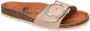 Cosmos 6186705 Volwassenen Dames slippers Kleur Wit beige - Thumbnail 2