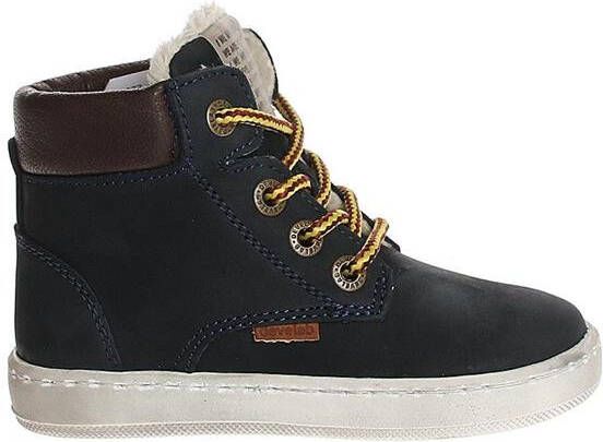 Develab Jongens Enkellaarsjes in Nubuck (Blauw) - Foto 5