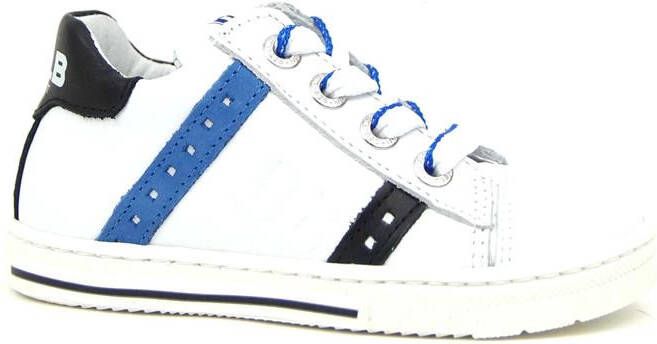 Develab 45011 leren sneakers wit blauw Jongens Leer Meerkleurig 24 - Foto 6