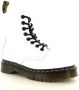 Dr. Martens Monochrome Leren Enkellaarzen White Dames - Thumbnail 2