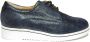 Durea 6191~H~~~~~~~~~~~~~~~~~~~~~~~~ Dames veterschoenen Blauw - Thumbnail 2