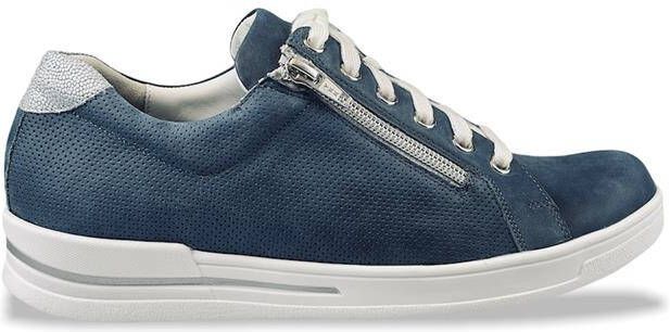 Durea 6253~K~~~~~~~~~~~~~~~~~~~~~~~~ Lage sneakersDames sneakers Blauw - Foto 2