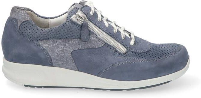 Durea 6260~H~GO~~~~~~~~~~~~~~~~~~~~~ Lage sneakersDames sneakers Blauw - Foto 4