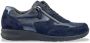 Durea Go Dames Veterschoen 6260-688-9836 Blauw Combi Wijdte K (41) - Thumbnail 2