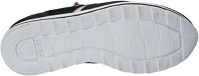 Durea Sneakers Dames Lage sneakers Damesschoenen Suède 6261 685 Zwart combi - Foto 5