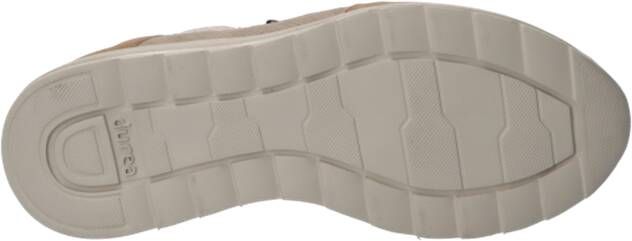 Durea Sneakers Dames Lage sneakers Damesschoenen Suède 6263 685 Pythonprint Beige combi - Foto 3