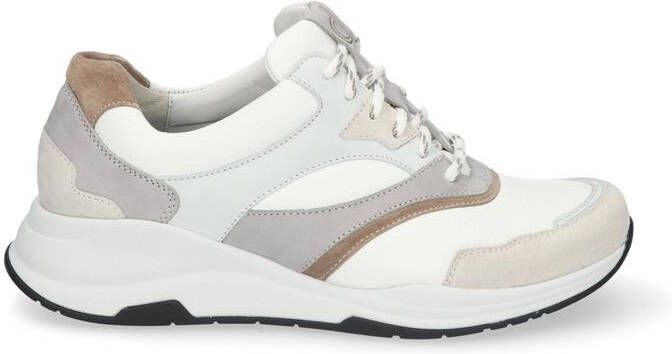 Durea 6273~H~~~~~~~~~~~~~~~~~~~~~~~~ Lage sneakers Dames sneakers Wit beige - Foto 6