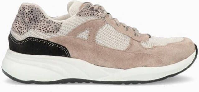 Durea 6283~E~~~~~~~~~~~~~~~~~~~~~~~~ Lage sneakersDames sneakers Wit beige - Foto 3