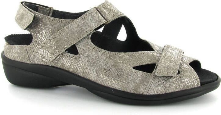 Durea 7258 218H Beige Zwart H-Wijdte Sandalen - Foto 7