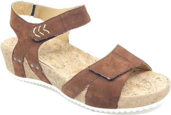 Durea Dames Sandaal 7400-024-9022 Bruin Wijdte G (40.5) - Foto 13