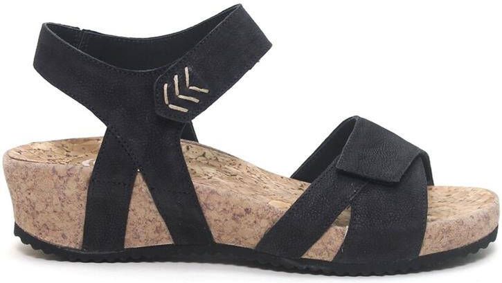 Durea Dames Sandaal 7400-024-9024 Zwart Wijdte G (37.5) - Foto 7