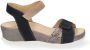 Durea 7403.028.0280-K dames sandalen sportief (5) zwart - Thumbnail 2