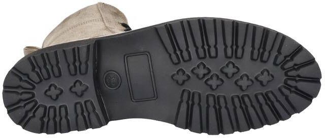 Durea 9722~G~~~~~~~~~~~~~~~~~~~~~~~~ Hoge sneakersVeterlaarzenDames veterschoenenDames sneakersHalf-hoge schoenen Taupe - Foto 2