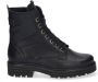 Durea 9758 754 5598 Zwarte stoere dames veterboot - Thumbnail 2