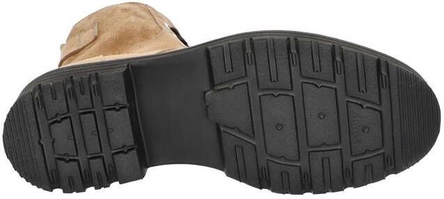 Durea 9758~H~~~~~~~~~~~~~~~~~~~~~~~~ Hoge sneakersVeterlaarzenDames veterschoenenDames sneakersHalf-hoge schoenen Taupe - Foto 2