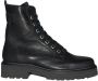 Durea 9758 758 5598 Zwarte dames veterboot wijdte K - Thumbnail 2