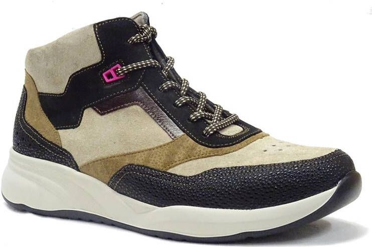 Durea 9778~H~~~~~~~~~~~~~~~~~~~~~~~~ Half-hoge schoenen Wit beige - Foto 5