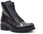 Durea 9785 H Volwassenen VeterlaarzenHoge sneakersDames veterschoenenHalf-hoge schoenen Zwart - Thumbnail 4
