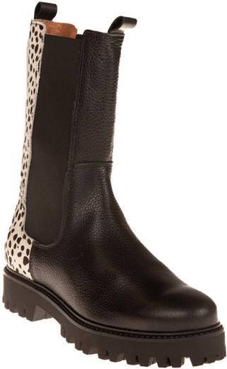 Dwrs label Bochum cheeta Chelsea boots