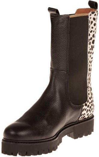 Dwrs label Bochum cheeta Chelsea boots