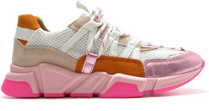 Dwrs LOS Angeles Sneakers | Pink Orange Roze Dames - Foto 4